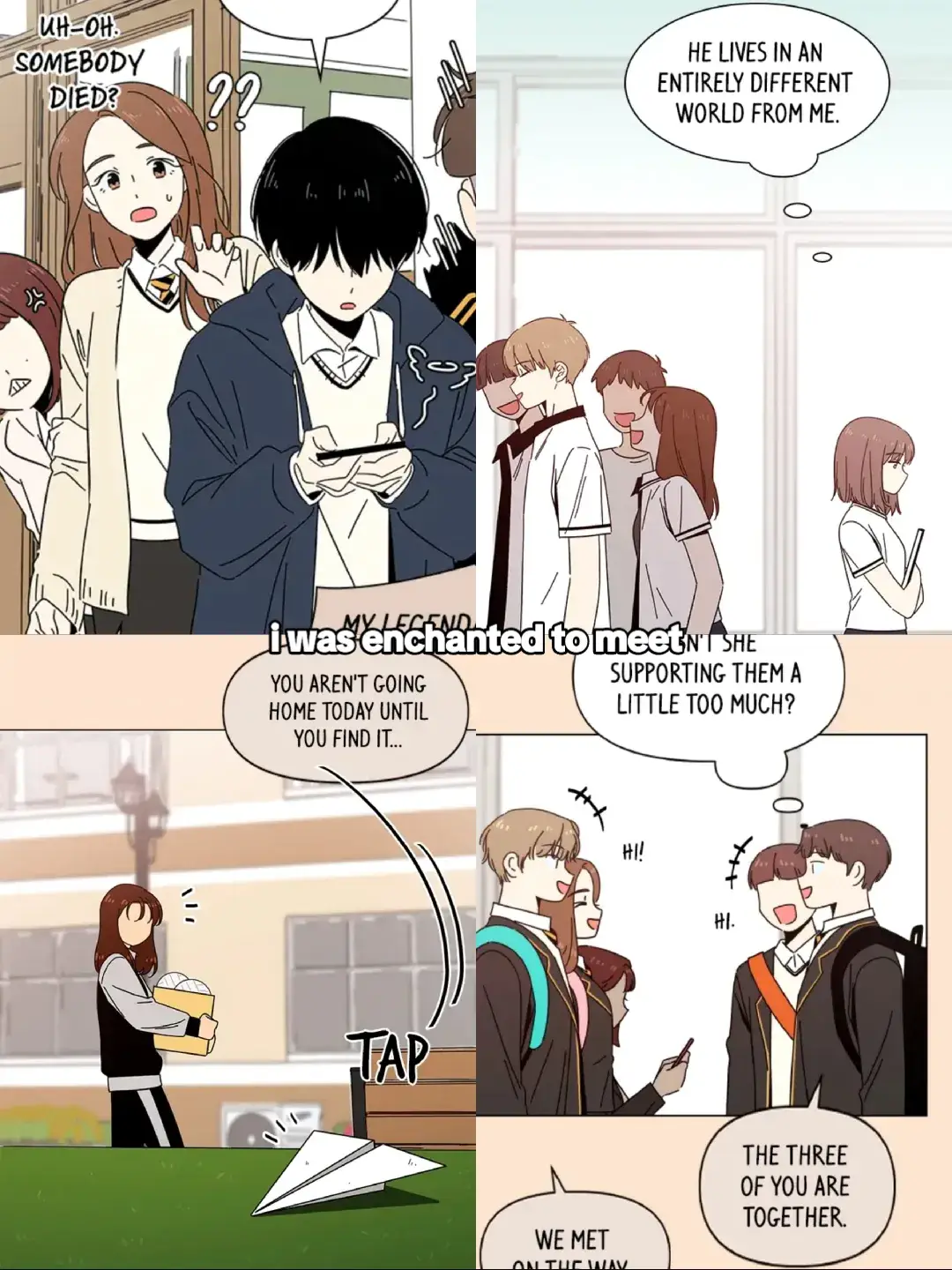 all of them appeared in winter, but hamin stayed in summer. #seasonsofblossom #webtoon #manhwa #dongchaesflower 