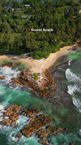 📍Secret Beach, Mirissa, Sri Lanka  🇱🇰🇱🇰🇱🇰 🏷️ Save for your next trip #beach #beachvibes #srilanka #srilankatiktok #travel #traveltiktok #traveller #drone #droneview 