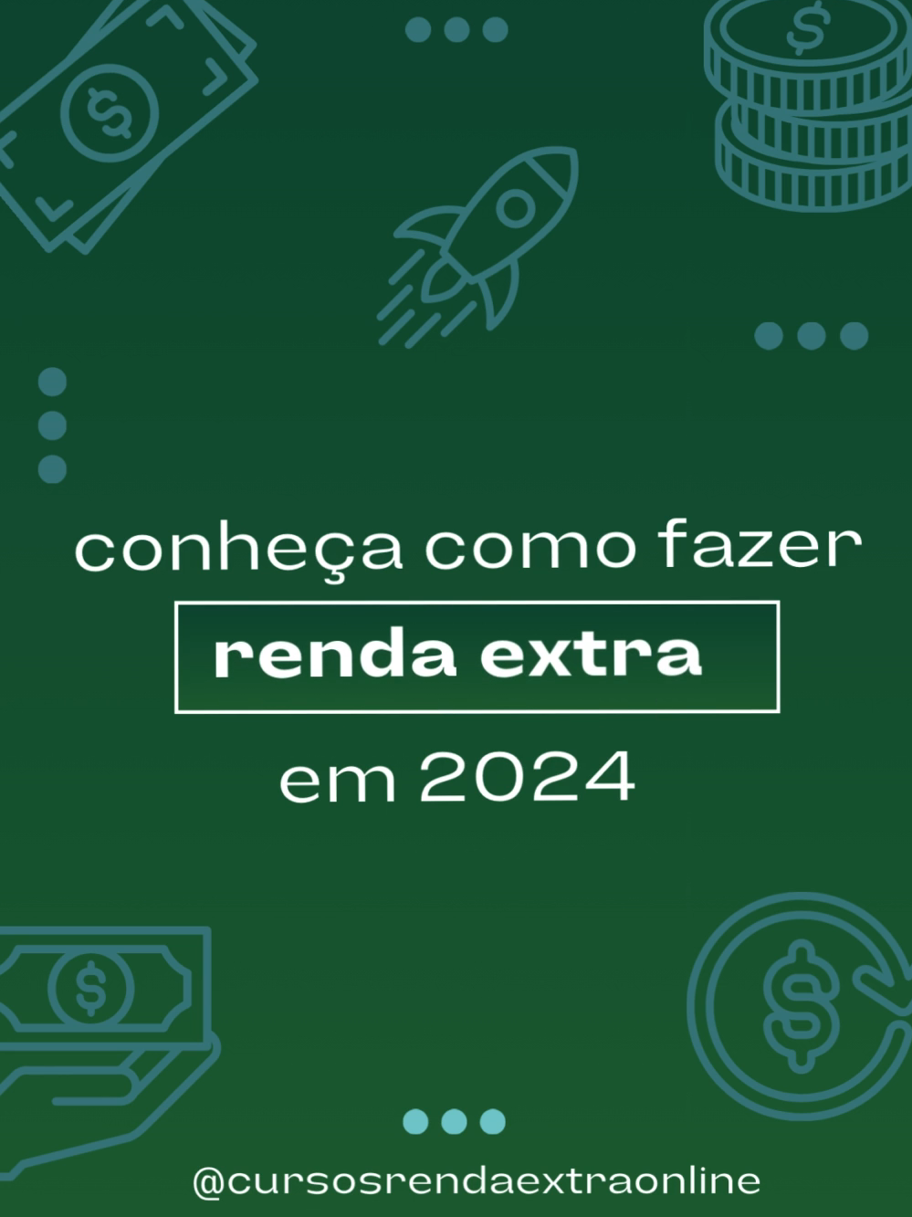 Quer uma dica incrível para transformar 2024 em um ano de conquistas financeiras? O curso perfeito pode ser a chave para isso! Descubra novas oportunidades e invista no seu sucesso com cursos como: 1️⃣ Curso de Design: Transforme sua criatividade em lucro! 🎨✨ Aprenda as técnicas mais recentes e destaque-se no mercado. 2️⃣ Curso de vendas na Shopee: Conquiste o mundo do e-commerce e faça sua marca brilhar! 🌐🛍️ Descubra estratégias eficientes para vender online. 3️⃣ Tricotin Empreendedor: Transforme fios em sucesso! 🧶💼 Aprenda a arte do tricotin e crie produtos únicos para vender ou presentear. E MUITO MAIS 🚀 Prepare-se para uma jornada de aprendizado e conquistas em 2024! Invista em você, adquira conhecimento e faça da renda extra uma realidade.