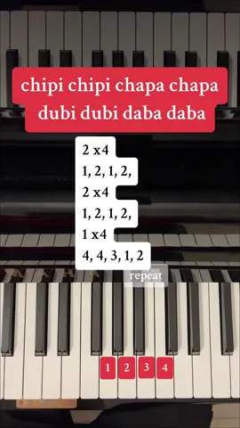Very Easy Tutorial! #piano #pianotutorial #pianotok #tutorial #fyp 