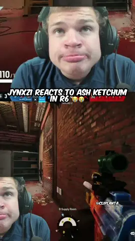 Jynxzi reacts to ash ketchum in r6 😭😭 #jynxzi #jynxziclips #r6 #fyp #ashketchum 