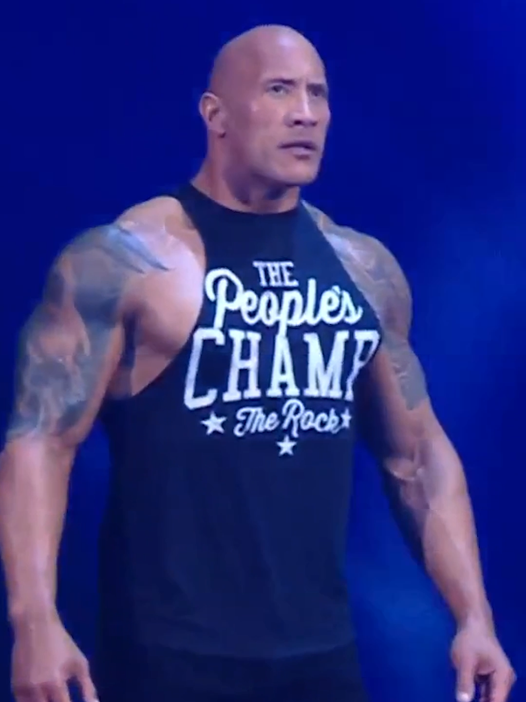 THE ROCK'S ENTRANCE = GOOSEBUMPS ⚡ #WWE #smackdown #WrestleMania #codyrhodes #therock #romanreigns