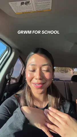 Happy Friday!! 🩷✨ grwm for a full day of classes and work :) products used:  •Purito Parthenol Re-barrier cream  •Eucerin Sunscreen  •Elf Power grip primer  •Patrick Ta blush in She’s wanted  •L’oreal Paris Telescopic Lift Mascara  •Nivea Cherry Lip Balm  •Maybelline Lifter Gloss Pumping   #gradstudent #gradschool #firstyear #commuterlife #collegegrwm #grwm 