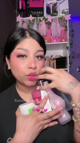 Rutina de noche 🎀🩷 #typ #parati #review #dennisevillagran #beautyblogger #skincare 