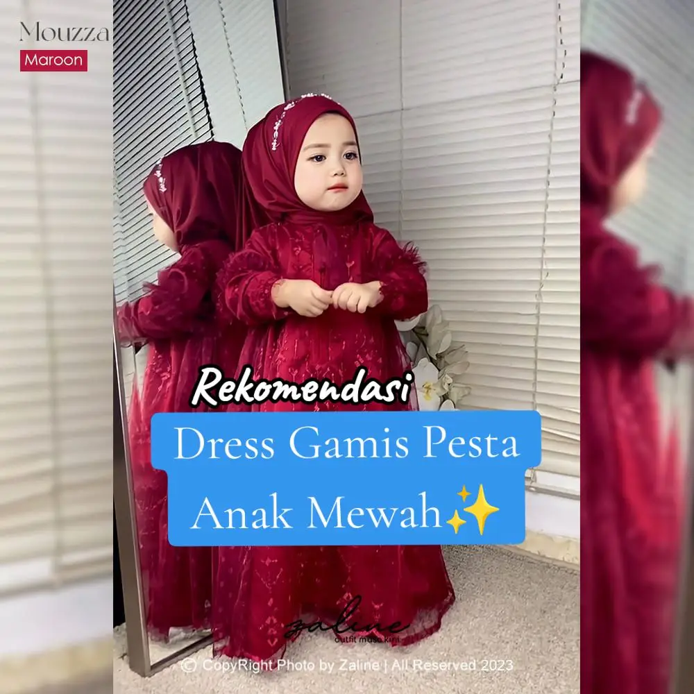 #dresscantik #gamisanakperempuan #gamislebarananak #dresscantikkekinian 