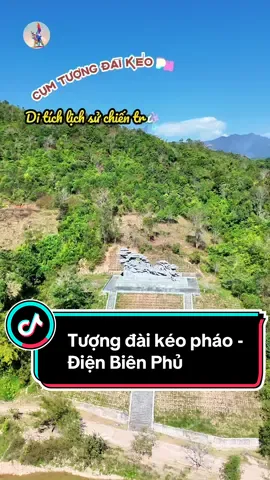 Cụm tượng đài kéo pháo - Điện Biên Phủ #dienbienlangthang #dienbienphu #dienbien #thanhthoiluottet #namdulichquocgia2024 #dulichdienbien #natau 