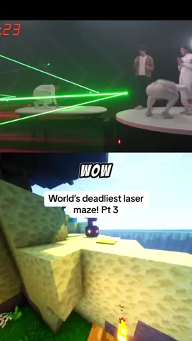 World’s deadliest laser maze! Pt 3 #mrbeast 