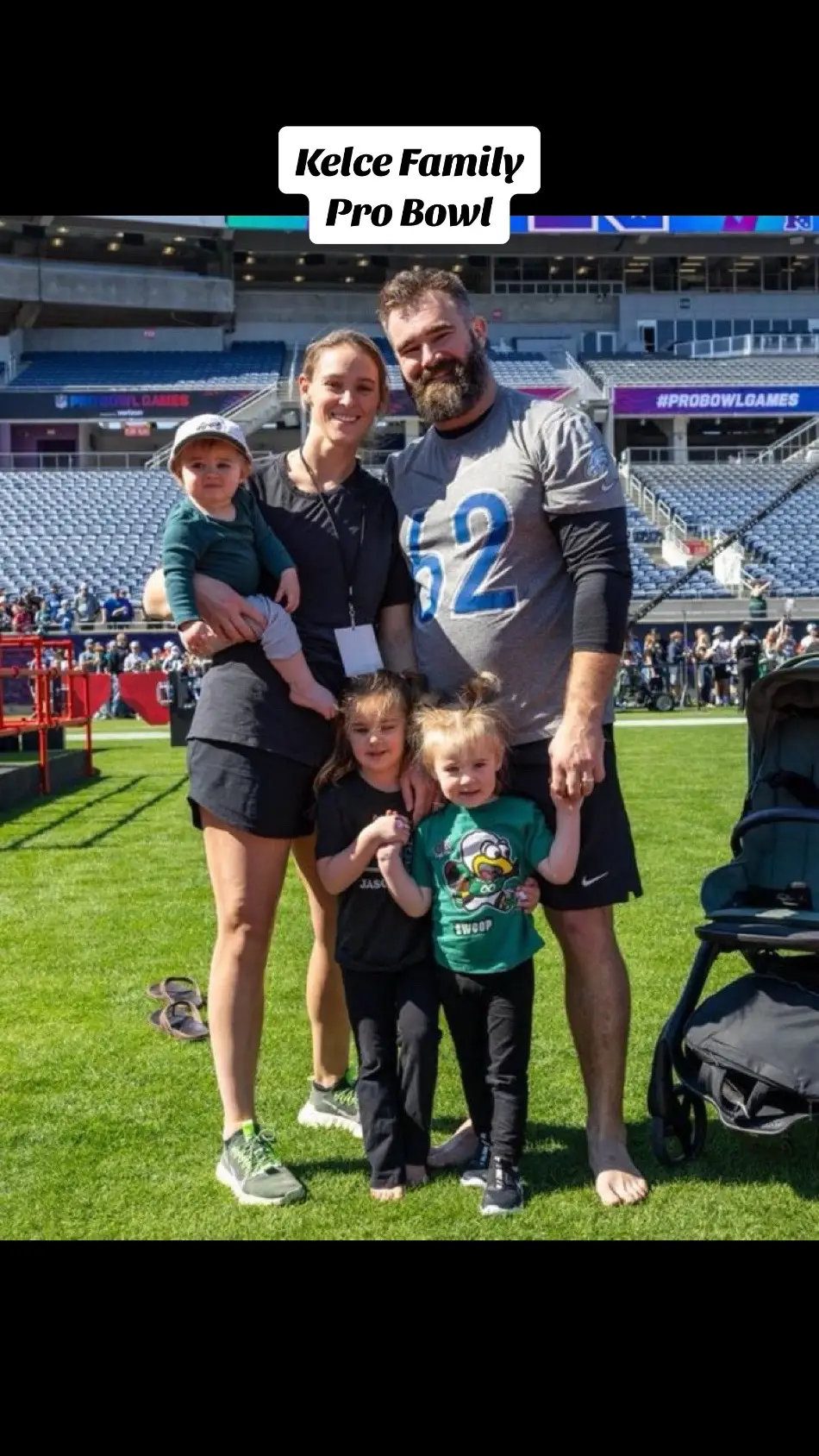 Kelce Family at Pro Bowl ✨ . . . #jasonkelce #kyliekelce #ProBowl #philadelphiaeagles 