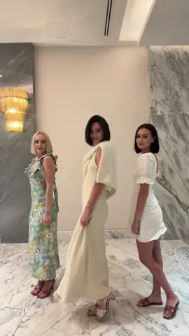 quick fit check with the girls 👯‍♀️💅🏼🤍 #fyp #OOTD 