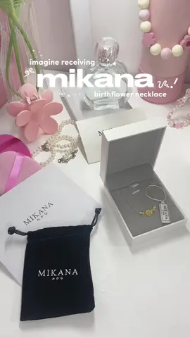 a perfect gift for your loved ones !! 🤍 #mikana #mikanajp #mikanabirthflowernecklace #fyp 