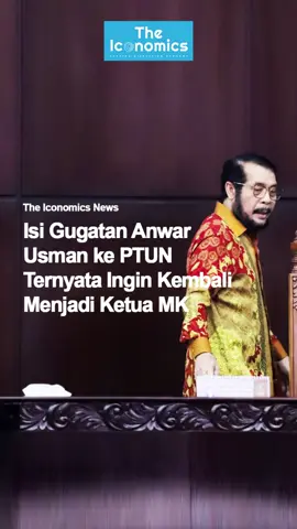 Mahkamah Konstitusi buka suara soal isi gugatan yang dilayangkan Hakim Konstitusi Anwar Usman terhadap Ketua MK Suhartoyo ke Pengadilan Tata Usaha Negara Jakarta. #TheIconomics #News #BeritaTerkini 