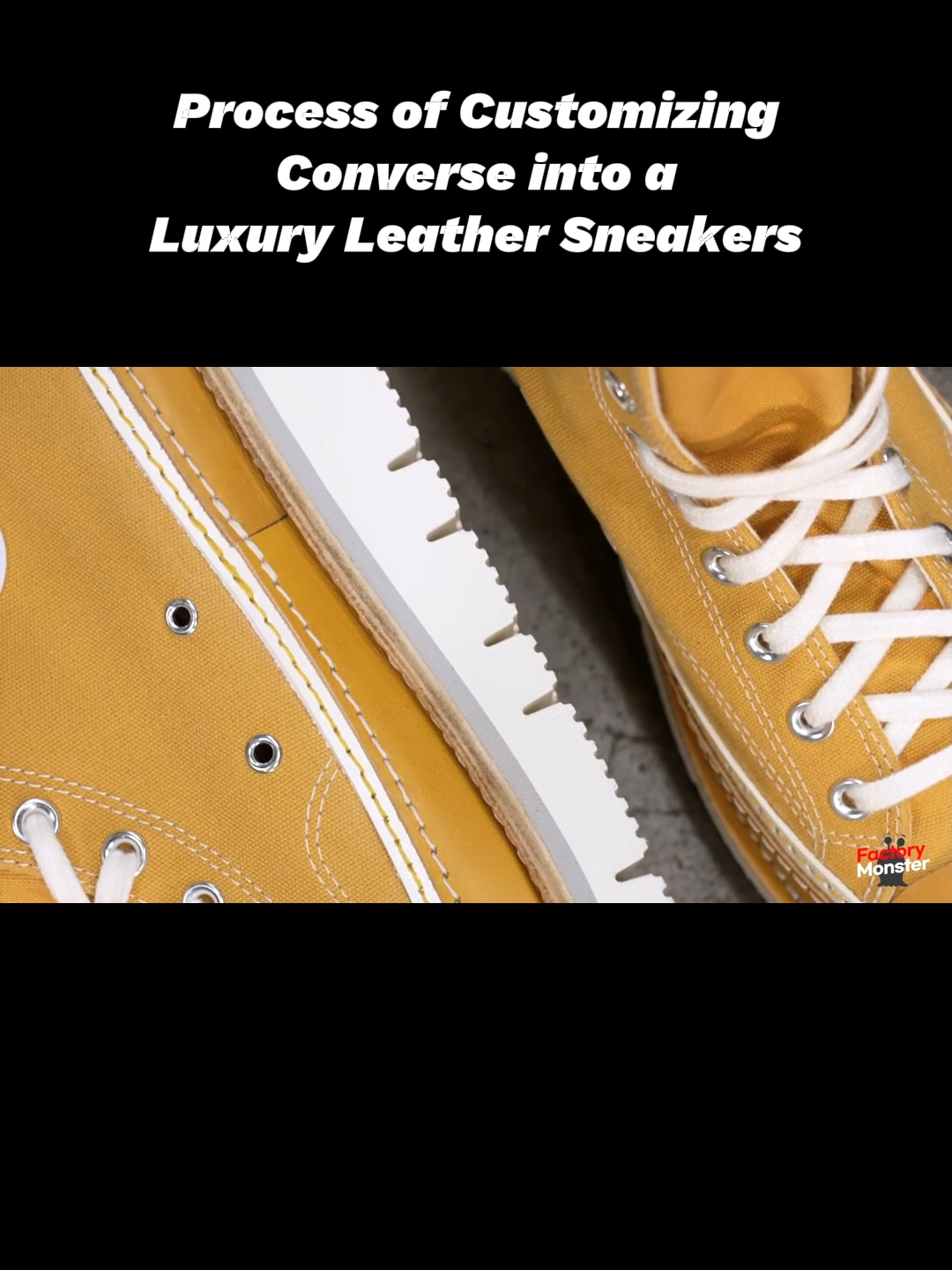 Process of Customizing Converse into a Luxury Leather Sneakers #process #processvideo #viral #fyp #fypシ #foryou #foryoupage #foryourpage #trending