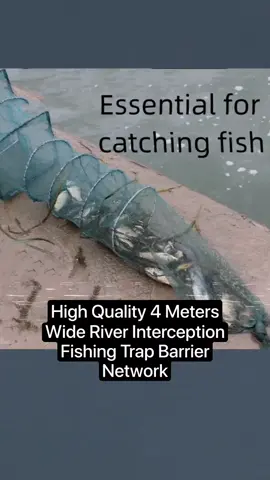 High Quality 4 Meters Wide River Interception Fishing Trap Barrier Network Clean The Fishpond Nets Price dropped to just ₱797.00 - 2,068.0#tiktokaffiliatesph #tiktok #foryou #fyp 