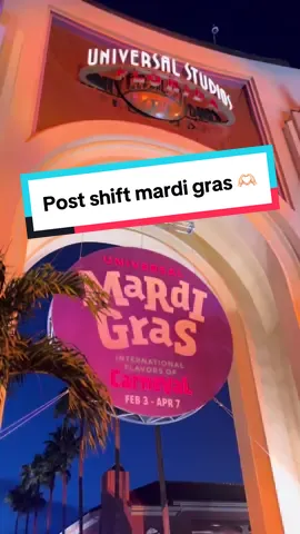 Yall, being a nurse is hard. Missing the first day of mardi gras is harder. So i didnt. @Universal Destinations #mardigras #universalorlando #universalstudios #orlando #orlandoflorida #orlandofoodie #universalorlandoresort #nursesoftiktok #nursehumor #nurseproblems 