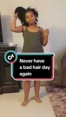 Never have a bad hair day with this hair hat. Baby girl is loving her new hat #hairstyle #hair #hairtok #contentcreator 