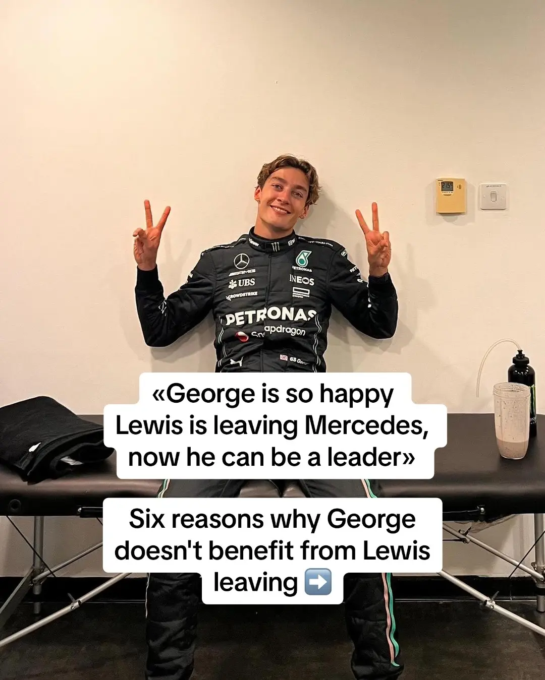 #f1 #formula1 #formulaone #formule1 #lewishamilton #charlesleclerc #maxverstappen #georgerussell #mercedesf1 #totowolff #GR63 #LH44 #f1news #f1fans 