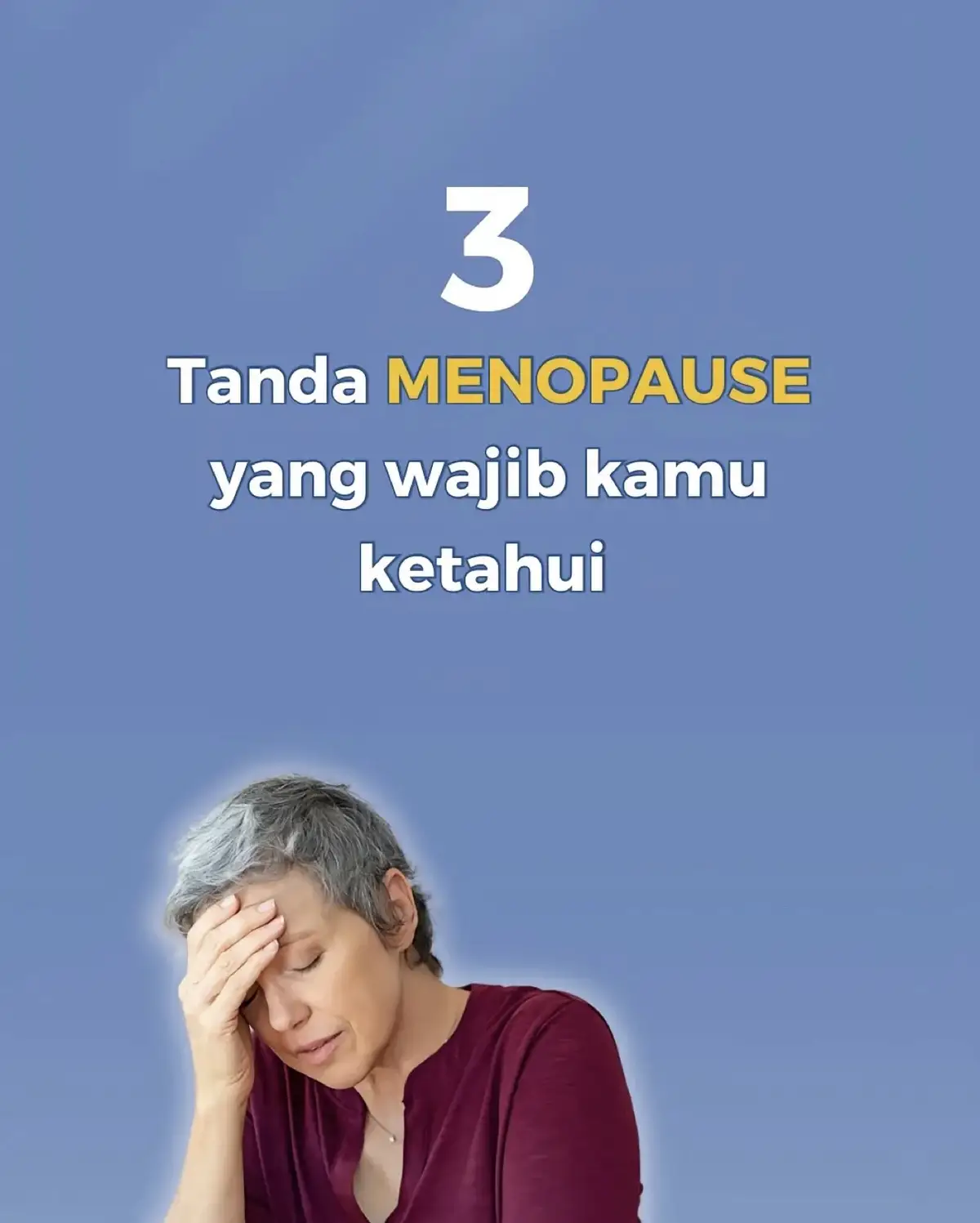 Kaum wanita tidak mengalami kitaran haid untuk 12 bulan, dipanggil Menopaus. Selalunya kaum wanita berumur 45-55 tahun mendapat Menopaus. Dengan mengesyaki simptom-simptom Menopaus dapat menyediakan kaum wanita untuk menghadapi Menopaus. Tambahan pula, Menopaus mampu mengganggu kesihatan mental dan tingkah laku kaum wanita kerana mereka sering hilang keyakinan diri. Oleh itu, lebih baik untuk kaum wanita membuat kajian mengenai Menopaus seawal usia 20 atau 30 tahun #menopause #menopaus #WomenHealth #healthylifestyle #healthylifestyle #healthytips #MentalHealth #mentalhealthmatters #for #farmasisihat