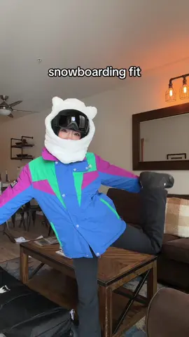 reached my goal of riding down the mountain without anxiety attacks, knee hematomas, or death #snowboardgirl #mammothmountain #snowoutfit #snowboardoutfit 
