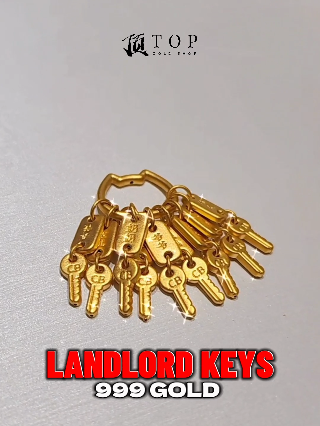 Unlock prosperity and ownership with our quirky 999 Gold Landlord Keys Collectible! Gift or own this unique piece as a symbol of blessings for a future filled with property and a spacious home. Shop for yours now at Far East Plaza, #05-117! ✅ GST Absorbed ✅ Minimum Workmanship #tiktoksg #999gold #goldjewellery #bestprice #cheapestprice #bestdeals #gooddeals #goldjewelleryshop #singapore #smallbusiness #display #collectors #goldcollectibles #收租 #landlord #goldkeys #999金 #金店 #新加坡 #lobangsg