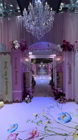 Step inside the princess party of our dreams 🤩💗 #fyp #fypシ #dkevents #events #luxuryevents #birthday #birthdayparty #birthdaycake #birthdaygirl #birthdays #luxurybirthday #balloons #florals #sydney #disney #disneyprincess #disneytiktok #princess #disneyprincesses 