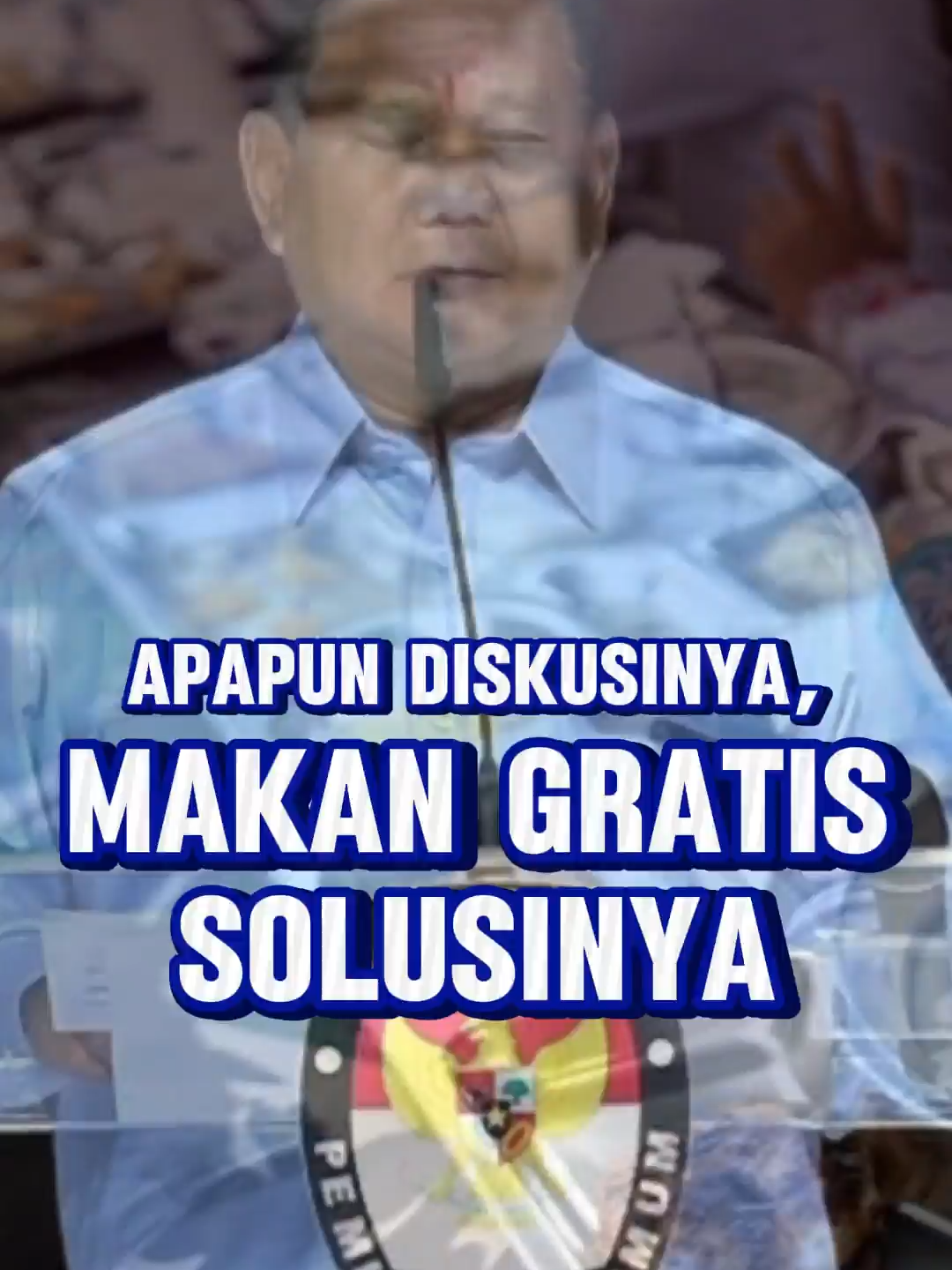 Apapun pertanyaanya, jawabnnya makan dan susu gratis #prabowo #viral #fyp #debatcapres2024 #ganjar #capres #pemiludamai #makangratis