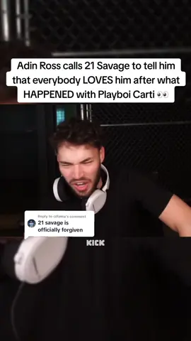 Replying to @cdlama Adin Ross calls 21 Savage to tell him that everybody LOVES him after what HAPPENED with Playboi Carti #adinross 