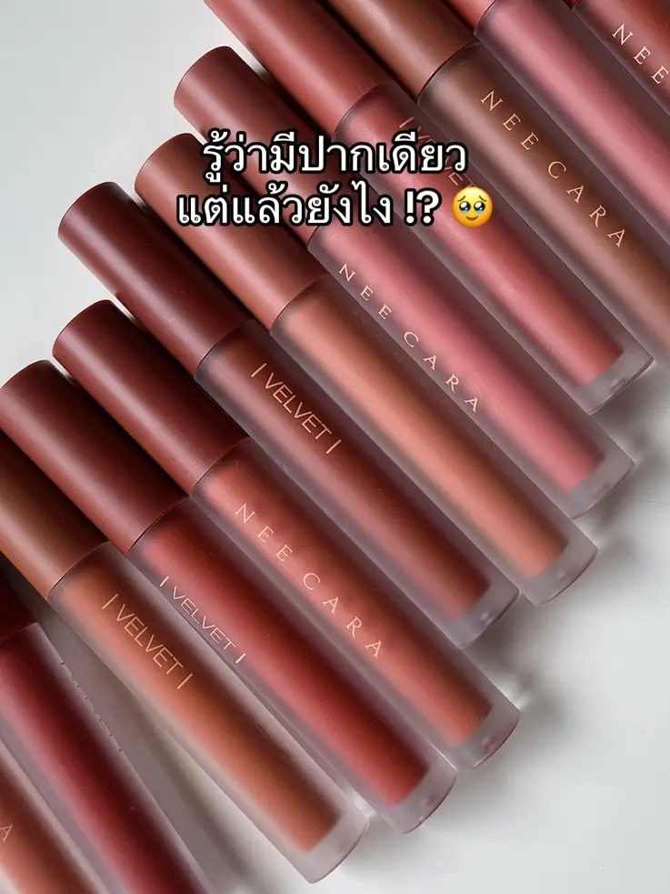 สีเดียวพอหรอถามจริงงง 🥹💖 #ข้าวฟ่างรีวิว #neecara #neecaracosmetic #ลิปสติก  @IM.KAWFANG  @IM.KAWFANG  @IM.KAWFANG  