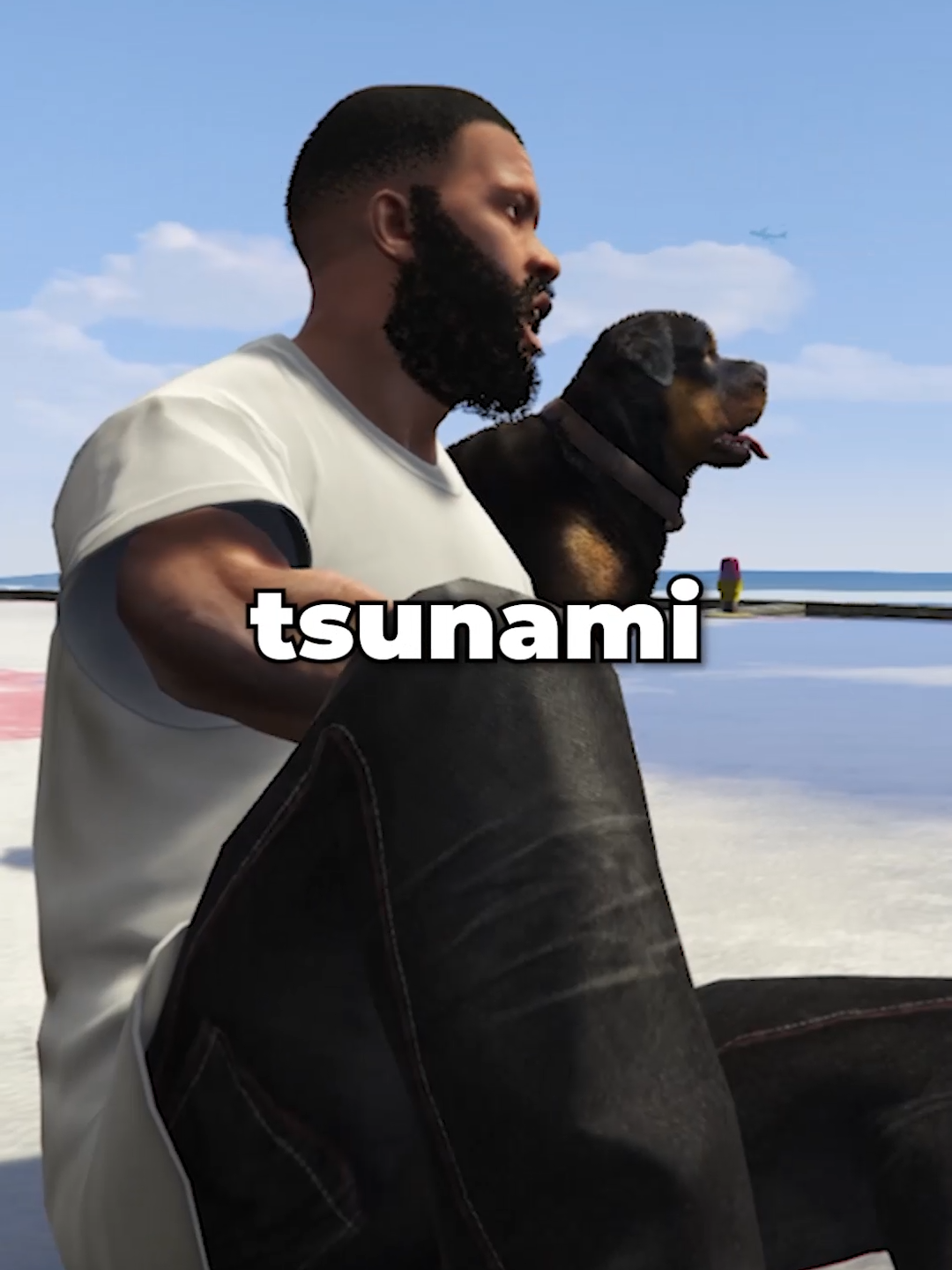 SOBREVIVÍ 100 DIAS a un TSUNAMI en GTA 5... #gta #gta5 #gtav #grandtheftauto #grandtheftauto5 #Fisper