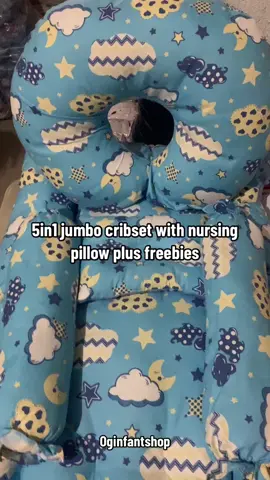 Ang cute ng design nato🥹😍#fyp #foryou #trending #comboset #5in1combocribset #bestsellers #newborn #cribsetwithnursingpillow 