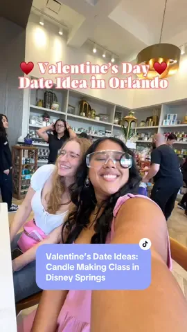 Not sure what to do for Valentine’s Day yet? Here’s a fun date idea! ♥️ Bowes Signature Candles in Disney Springs offers daily candle making classes for $30 per person!  The class is super fun, you get to create your very own unique candle and decide everything you want in it from the scent, to the color, and the design of your jar! This was my second time creating my own candle at Bowes and I absolutely love this activity 💕 If candle making isn’t your thing, they also have their new Valentine’s Day collection that smells AMAZING, so you definitely can’t go wrong in getting one of these as a gift for your loved one! 🎁 #bowessignaturecandles #candlemaking #candlemakingclass #disneysprings #orlandoflorida #orlando #thingstodoinorlando #ValentinesDay #valentinesdaydateideas #candles #orlandofl #disneyworld #disney #orlandodatenight #orlandodateideas #candlemaker 