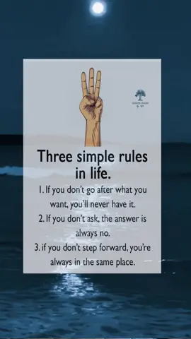 Three simple rules in life. #Love #life #lovequotes #lifequotes #Relationship #fyp