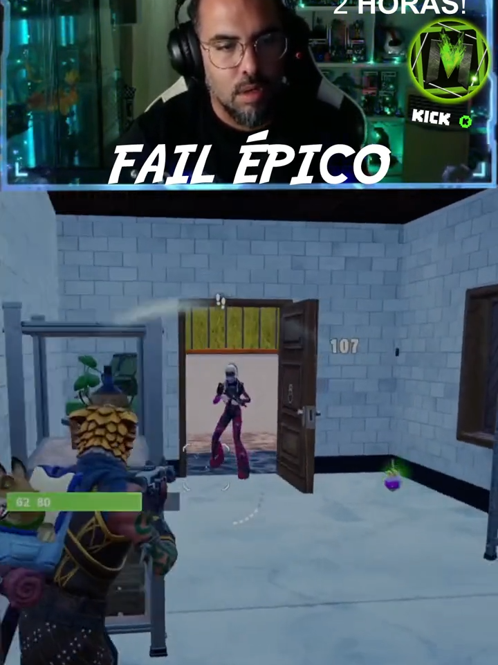 ¡FAIL ÉPICO! Que escape más tonto 📷 #fortnite📷 #gameplay #escape #fail #window #laugh #español #comoperseguir #comocazar #ridiculous #clipbain #meme #humor https://kick.com/hecamv