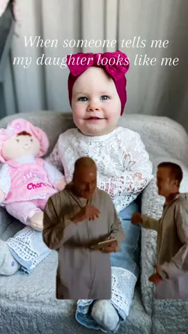 I mean I did carry her for 9 months…I think its only fair if she kinda looks like me!  😂 #babygirl #momsanddaughters #babygirloutfit #babygirloutfitinspo #lookslikedad #breakingbadclips #newmom #momfyp #fyp #funnymoms #cutebabygirl #MomsofTikTok #momsoftiktokclub #momlife #motherhoodunplugged #motherhoodunfiltered #motherhoodjourney #motherhoodlife #MemeCut  #Meme  #capcut 