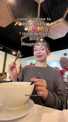 Putting yall onto my favorite Pho spot in Houston 💗🤧😭 i really wanted to gatekeep this one 😓 Pho Sapa is so fire and hits the spot every single time i go!! The broth is so flavorful, the meat is so tender, and the pho overall is just chefs kiss👩‍🍳😤 The fact that i always finish my pho says EVERYTHINGGG🤤🤤 now im craving it again 😫 ☕️ ca phe sua da 🍜 pho tai nam  📍11698 Bellaire Blvd Houston, TX #fyp #foryou #fy #houston #htx #houstontx #houstonfoodie #houstonfoodspots #houstonfoodblogger #houstonbellaire #houstonbellairefood #houstonbellairefoodspots #houstonbellairespots #houstonchinatown #houstonvietnamesefood #houstonvietfoods #vietrestaurant #vietnamesefood #phorestaurant #houstonpho #houstonasianrestaurants #vietnamesepho #placestoeatinhouston #houstonplacestoeat #houstonplacestogo #phobroth #beefpho 