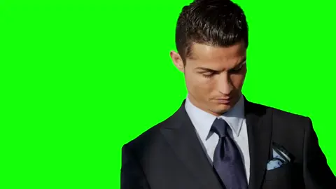 Cristiano Ronaldo wears a suit and poses a funny picture (green screen) #croma #cromakey# كروما #كرومات #كرومات_شاشة_سوداء # #كرومات_شاشة سوداء_تصميم #كرومات_اغاني #greenscreenvideo  yp#fyp# #ستيكر #green 
