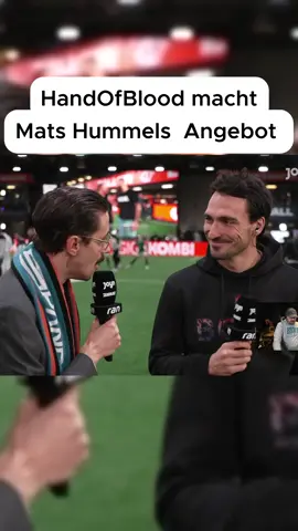HandOfBlood macht Mats Hummels Angebot #shorts #hummels #handofblood #hob #fyp #foryou #fussball