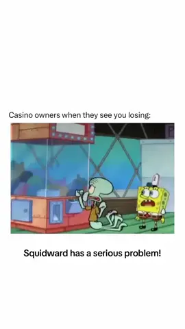 Listen to Spongebob! 🎰🔥💸 #casino #gambling #slotmachine #vegas #fyp #justforfun #spongebob 