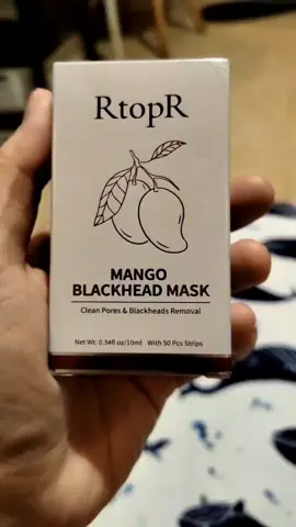 The very popular RtopR Mango Blackhead Mask. #rtopr #mangoblackheadmask #blackheadsremoval #blackhead #skincareroutine #fyp #foryoupage 