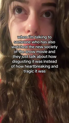 i cant stop thinking about this movie like my chest physically hurts #societyofthesnow  