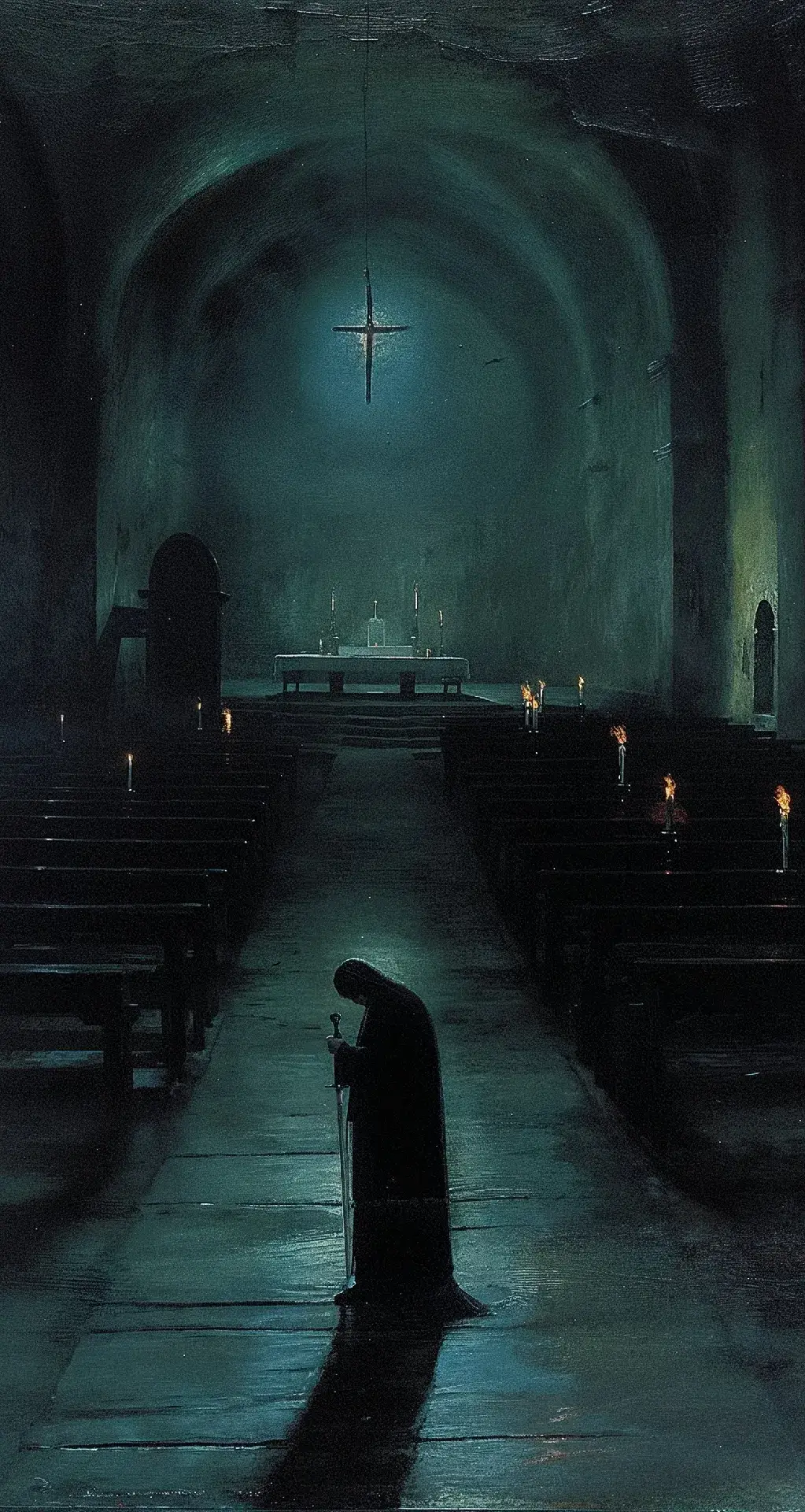 The souls in this place...they feel different, yet they're all to familar.  #midjourney #painting #fyp #ai #fantasy 