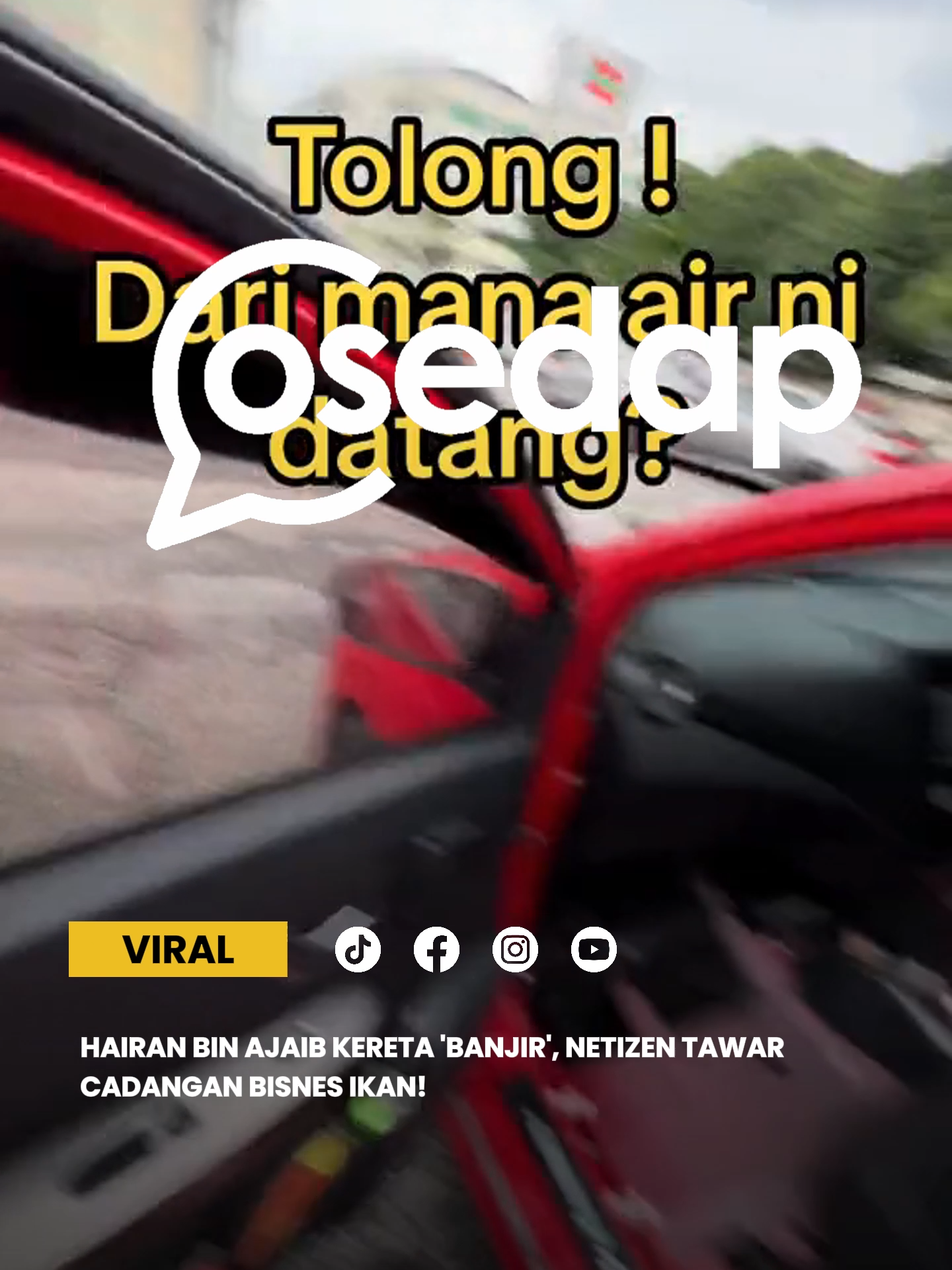 Tiba-tiba, kereta wanita ini jadi kolam ikan tanpa sebab yang jelas! Video menarik dari @pu3razak di TikTok memperlihatkan bagaimana air berkumpul di dalam keretanya, walaupun dia yakin tingkap kereta ditutup kemas. Jom baca artikel penuh di website Osedap! Tekan link dekat bio! Sumber :@pu3razak  Untuk kredit atau apa2 berkaitan video, boleh terus DM ye 🥰 #osedapdotcom #banjir #AXIAmember #peroduaaxia #viralvideo #airbertakung #keretabanjir #viralvideo #tiktoknews #foryourpage