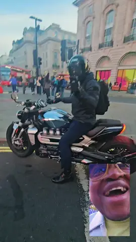 The encounter with JB including my point of view.  Meeting JB was an honour and we’ve met up a few times since this.  I can’t wait to get him riding pillion this summer for some car spotting shenanigans  Love you x @Ride Wif Me  #triumph #bonneville #triumphbonneville #customtriumph #triumpht120 #motorbike #motorcycle #scrambler #biker #custombike #custommotorcycle #classicmotorcycle #caferacer #triumphscrambler #london #gopro #harveyridesbikes #triumphrocket3 #reaction #carspotting #candykittens #ridewithjb #longervideos #fyp 