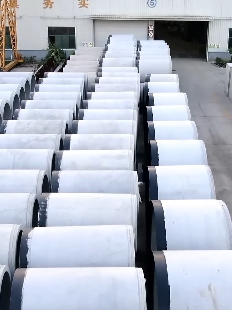 Sewer Pipe Production ProcessMass Production! #process #processvideo #making #manufacturing #production #massproduction #factory #factorywork #viral #fyp #fypシ #foryou #foryoupage #foryourpage #trending