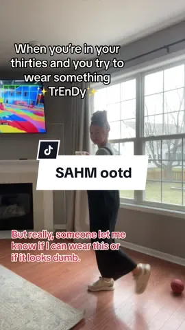 Am I too old to wear this? #hotmoms let me know if this is cute or ugly 😂 #OOTD #sahm #sahmootd #momoutfit #schooldropoffoutfit #outfit #momoutfit #jumpsuit #tiktokmoms 