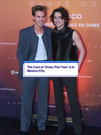 The cast of ‘Dune: Part Two’ at their movie photocall in Mexico City! 🍿🎬📸 #Zendaya #Dune #DunePart2 #TimothéeChalamet #AustinButler #FlorencePugh 