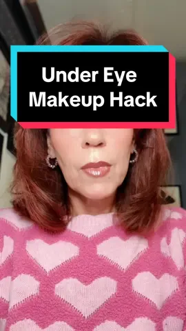 I’m trying a new, or new to me, #undereyemakeuphack that I learned from a @Vincent Ford video. #undereyecircles #reduceundereyescircles #makeupover50 