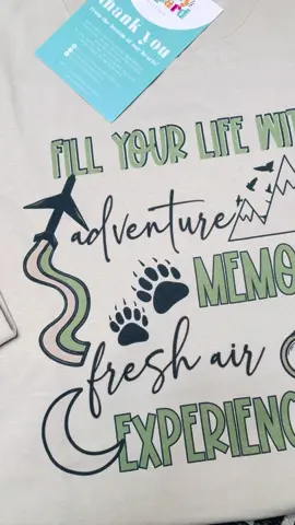 Fill your life with adventure✈️ #travel #takethetrip #youonlyliveonce #makeitcount #fillyourlifewithbeautifulmemories #makethememories #SmallBusiness #sublimationprinting #shopsmallbusiness 