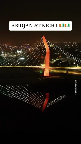 ABIDJAN AT NIGHT.   #afcon #fyp #tiktok #africa #fypシ #afcon2024 #afcon2023 
