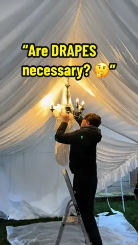Answering the commonly asked question: “Do I NEED drapes with my marquee?” - What do you guys think? 🤔 - - #party #marquee #event #birthday #essex #romford #essexboutiques #fyp #foryoupage #wedding 