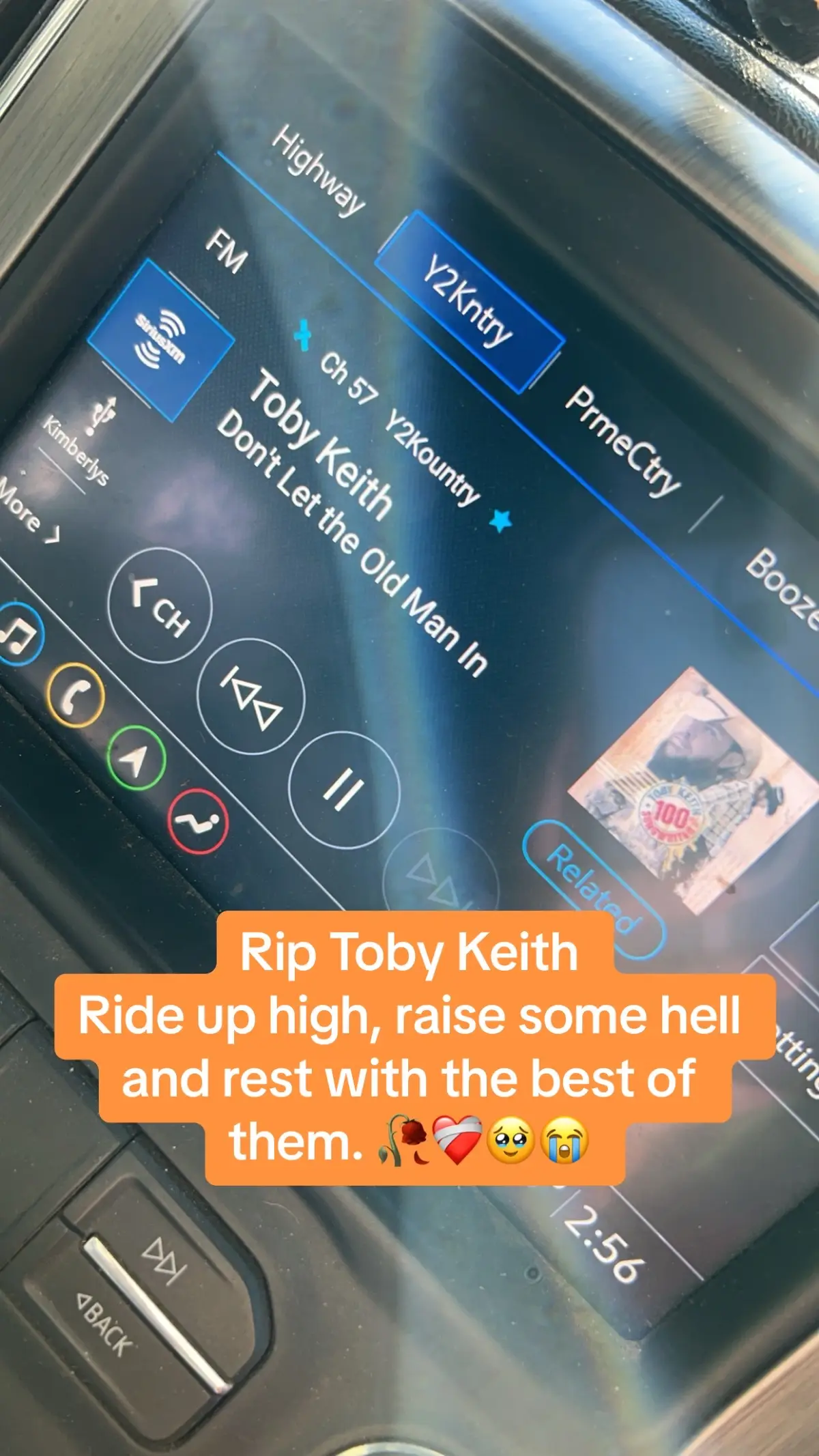 Youll always be a cowboy! 🤠❤️‍🩹🥀🥺😭 #tobykeith 